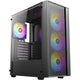 Antec ax65 argb midi tower behuizing (zwart | 3x usb-a | tempered glass)