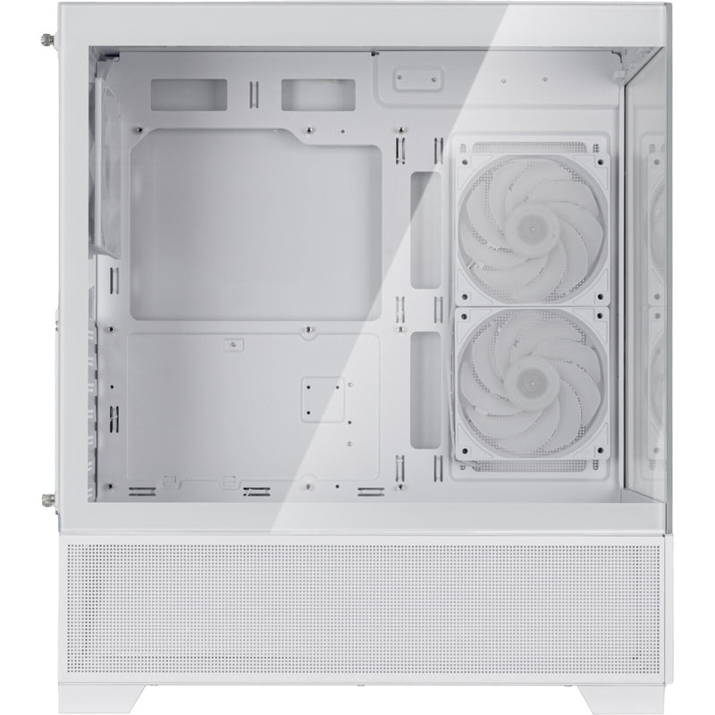 Afbeelding laden in galerijviewer, Silverstone lucid 05 mini tower behuizing (wit | 2x usb-a | 1x usb-c | rgb | tempered glass)

