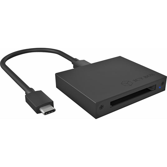 Icy box ib-cr402-c31 card reader kaartlezer (zwart, usb-c 3.2 (10 gbit s))