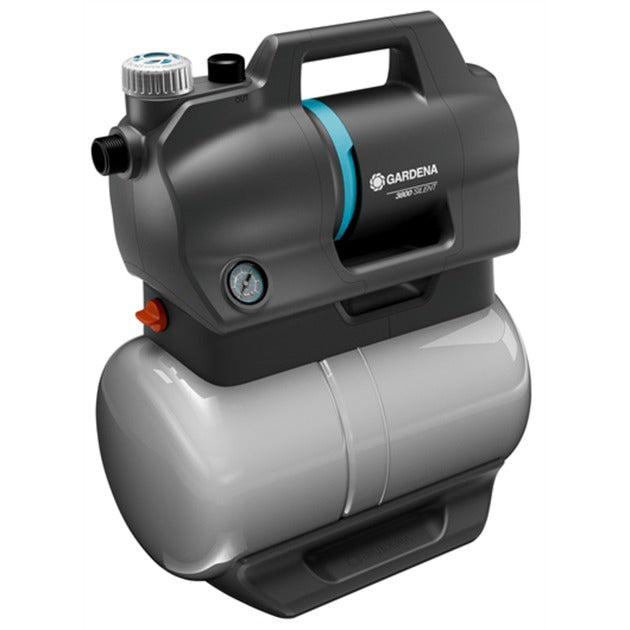 Afbeelding laden in galerijviewer, Gardena hydrofoorpomp 3800 silent (grijs, 600 watt)
