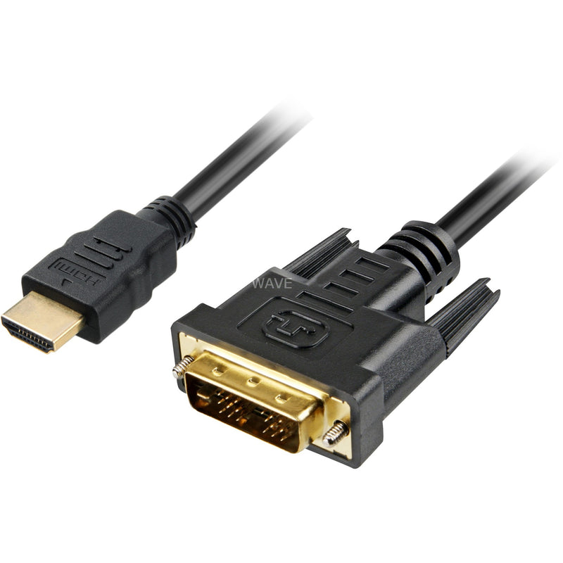 Afbeelding laden in galerijviewer, Sharkoon hdmi > dvi-d adapter (zwart, 3 meter, single-link)

