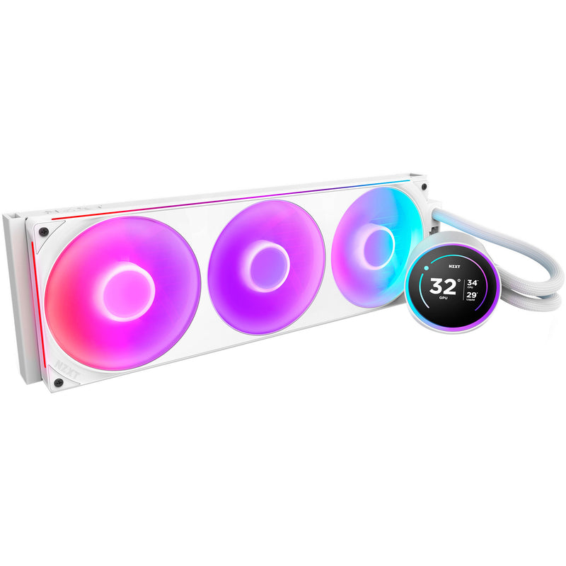 Afbeelding laden in galerijviewer, Nzxt kraken elite 420 rgb waterkoeling (wit)
