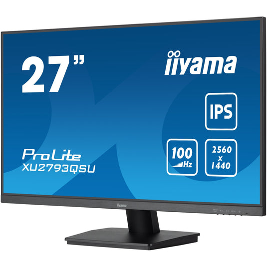 Iiyama prolite xu2793qsu-b7 27 monitor (zwart, hdmi, displayport, 2x usb-a, usb-b)
