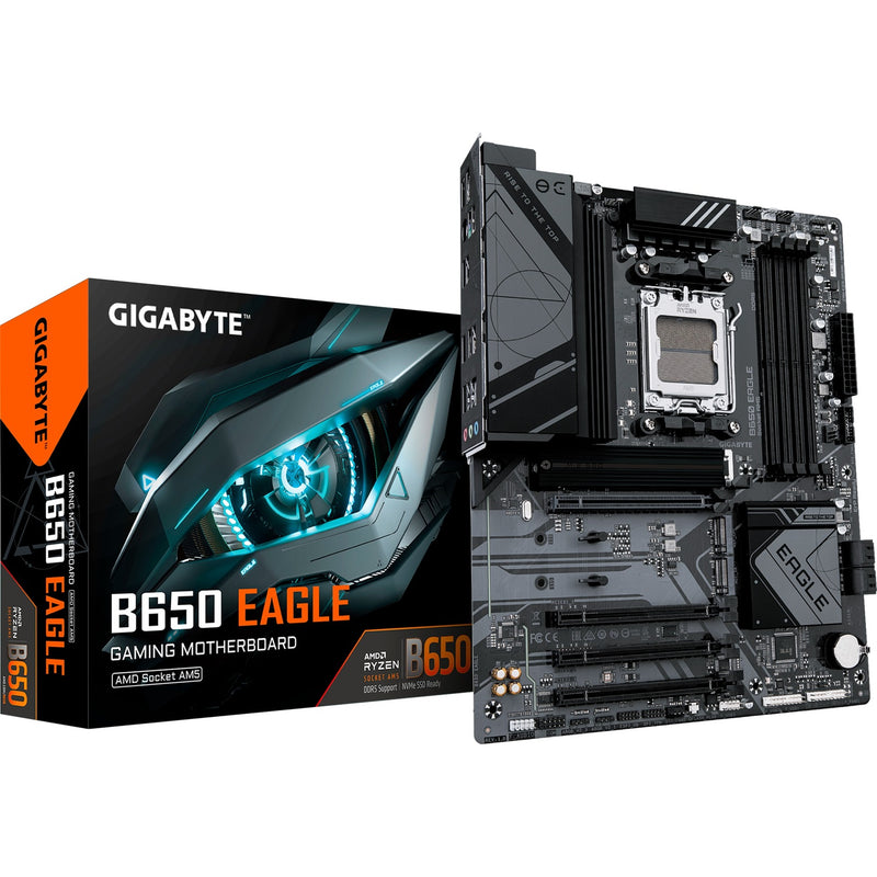Afbeelding laden in galerijviewer, Gigabyte b650 eagle socket am5 moederbord (raid, gb-lan, sound, atx)
