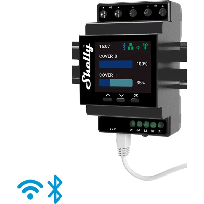 Afbeelding laden in galerijviewer, Shelly pro dual cover pm controller bluetooth, wifi
