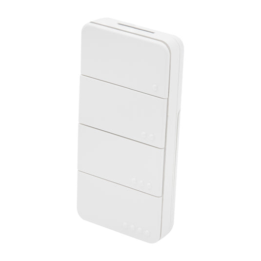 Shelly blu rc button 4 zb afstandsbediening (wit, bluetooth 5 (le), zigbee)