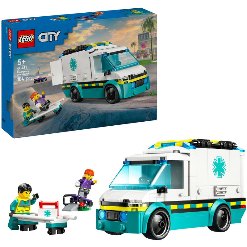 Afbeelding laden in galerijviewer, Lego city ambulance - 60451

