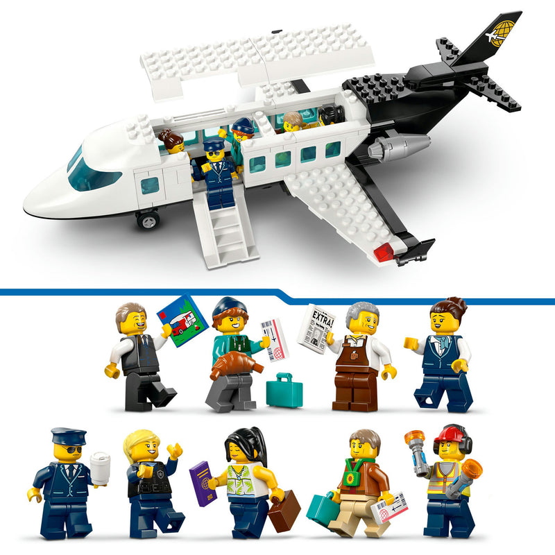 Afbeelding laden in galerijviewer, Lego city - luchthaven met vliegtuig constructiespeelgoed (60502)
