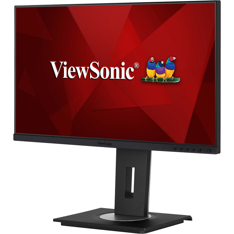 Afbeelding laden in galerijviewer, Viewsonic vg2448a-2 24 monitor (zwart (mat) zilver, 1x hdmi, 1x displayport, usb-c, usb-a, sound, 100hz)
