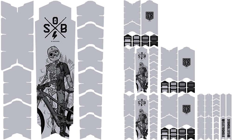 Afbeelding laden in galerijviewer, Unleazhed unscratch frame protector film - e-bike sons of battery black matt
