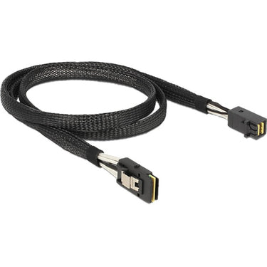 Delock mini sas hd sff-8643 > mini sas sff-8087 adapter (zwart, 1 meter)