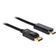Delock displayport > hdmi adapter (zwart, 2 meter)