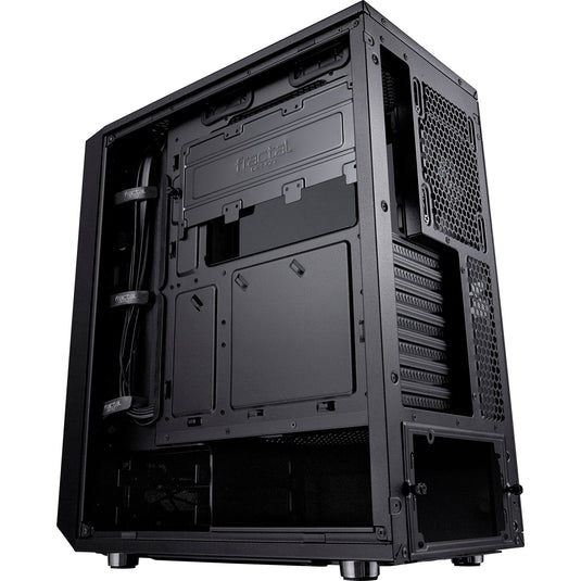 Fractal design meshify c midi tower behuizing (zwart | 2x usb-a | tempered glass)
