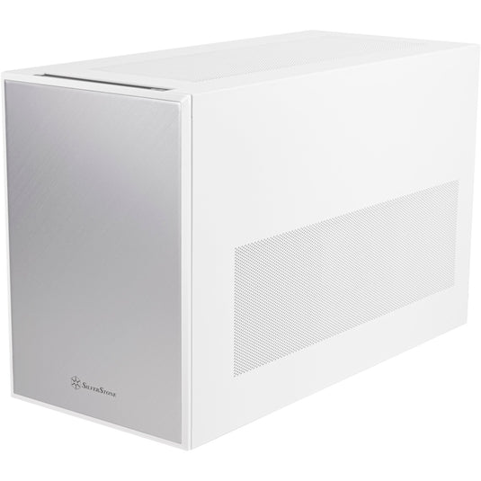 Silverstone sugo 17 mini tower behuizing (wit | 2x usb-a | 1x usb-c)