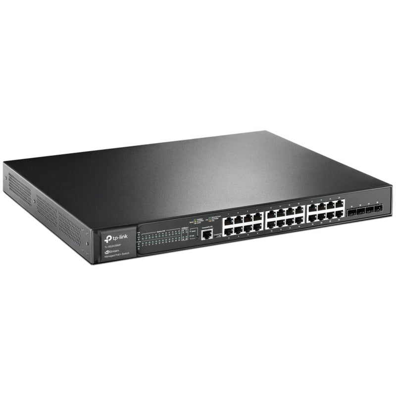 Afbeelding laden in galerijviewer, Abi schakelaar tp-link tl-sg3428mp zwart

