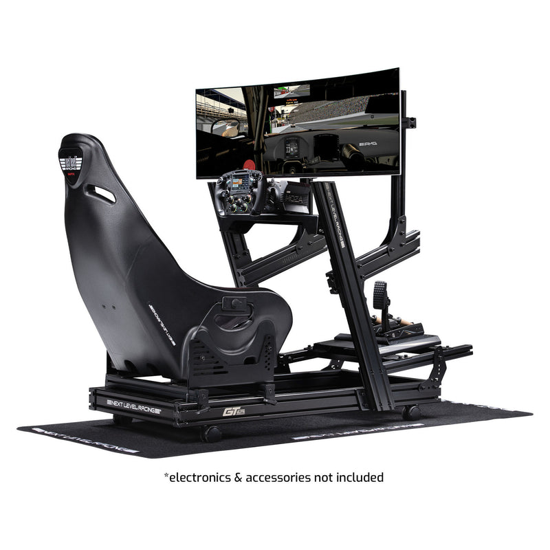 Afbeelding laden in galerijviewer, Next level racing es1 haptic feedback simracingstoel racestoel (zwart)
