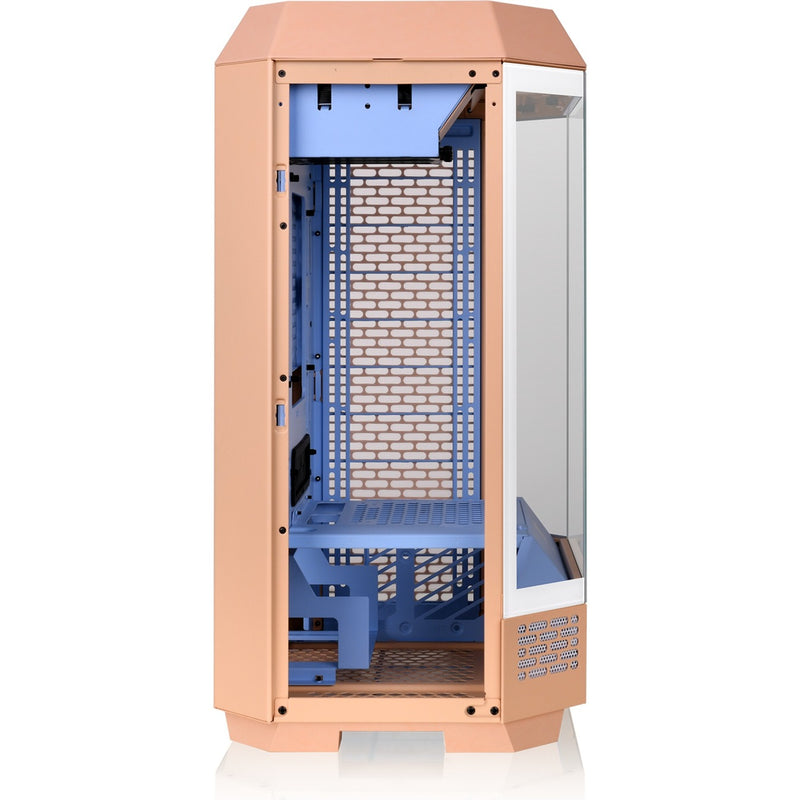 Afbeelding laden in galerijviewer, Thermaltake the tower 300 - peach fuzz mini tower behuizing (perzik | 3x usb-a | tempered glass)
