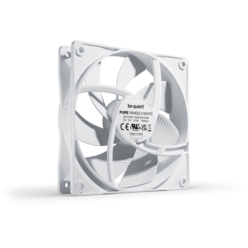 Afbeelding laden in galerijviewer, Be quiet! pure wings 3 pwm case fan (wit, 120 x 120 x 25 mm)
