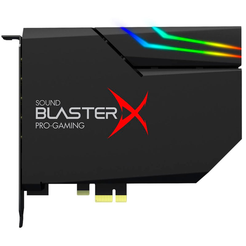 Afbeelding laden in galerijviewer, Creative sound blasterx ae-5 plus geluidskaart (zwart, rgb leds)
