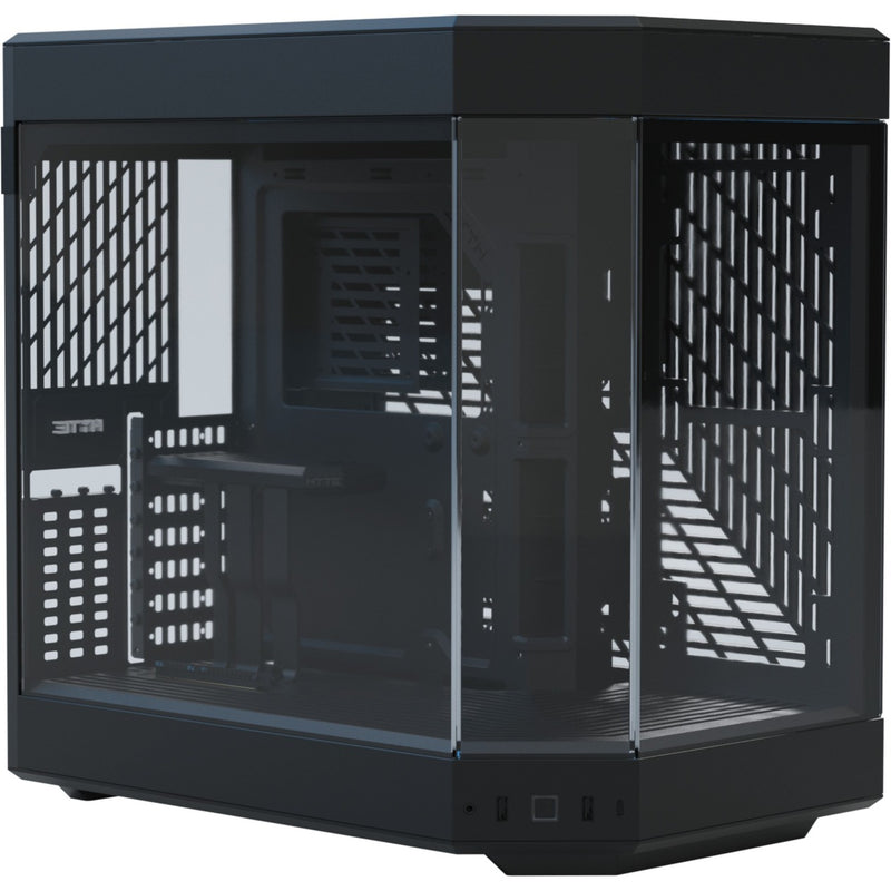 Afbeelding laden in galerijviewer, Hyte y60 midi tower behuizing (zwart | 3x usb-a | tempered glass)
