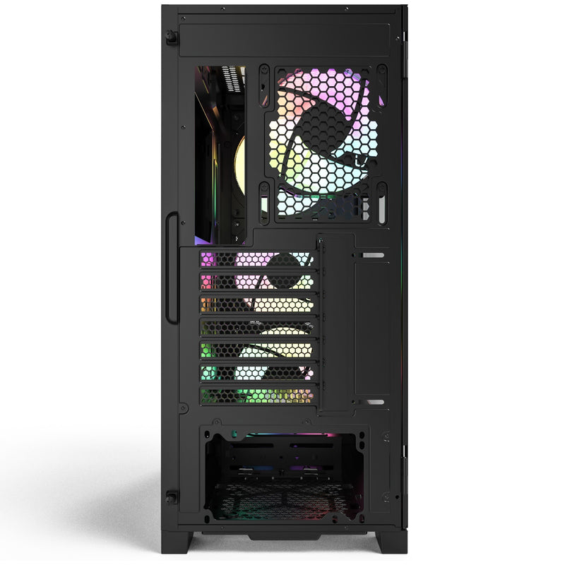 Afbeelding laden in galerijviewer, Montech air 1000 premium midi tower behuizing (zwart | 3x usb-a | tempered glass)
