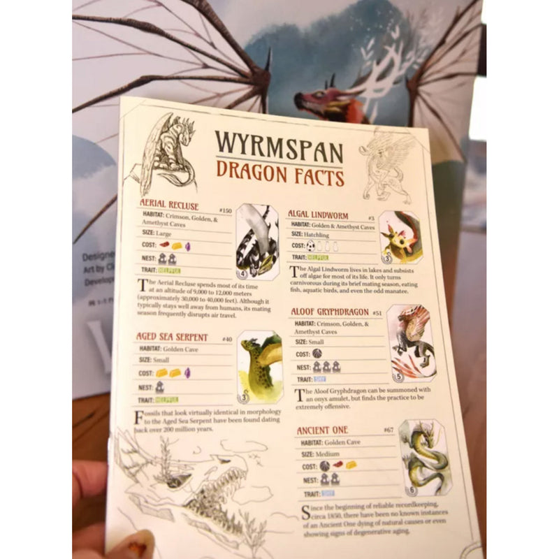 Afbeelding laden in galerijviewer, Asmodee wyrmspan - engelstalig bordspel

