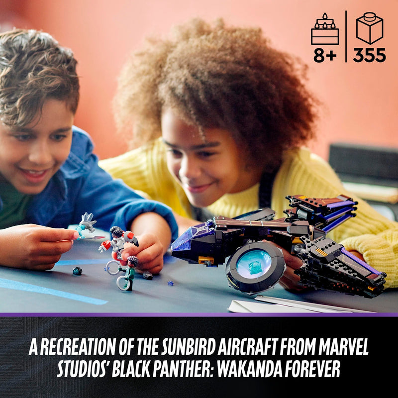 Afbeelding laden in galerijviewer, Lego marvel - shuri's sunbird constructiespeelgoed (76211)
