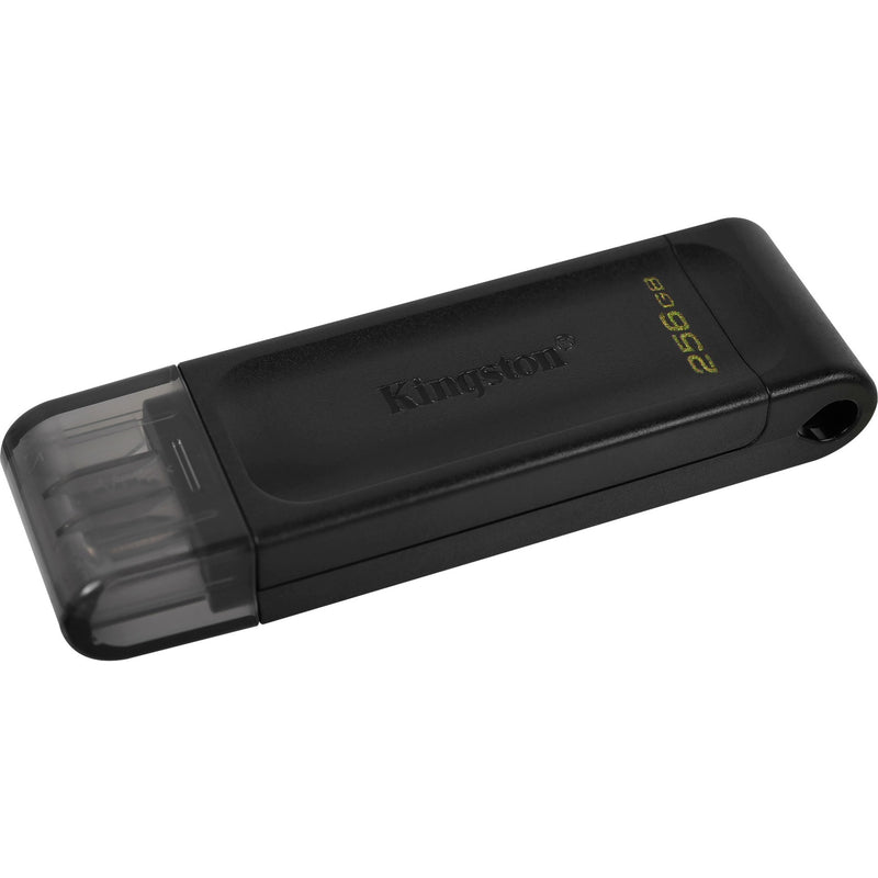 Afbeelding laden in galerijviewer, Kingston datatraveler 70 256 gb usb-stick (zwart, dt70 256gb, usb-c 3.2 gen 1)
