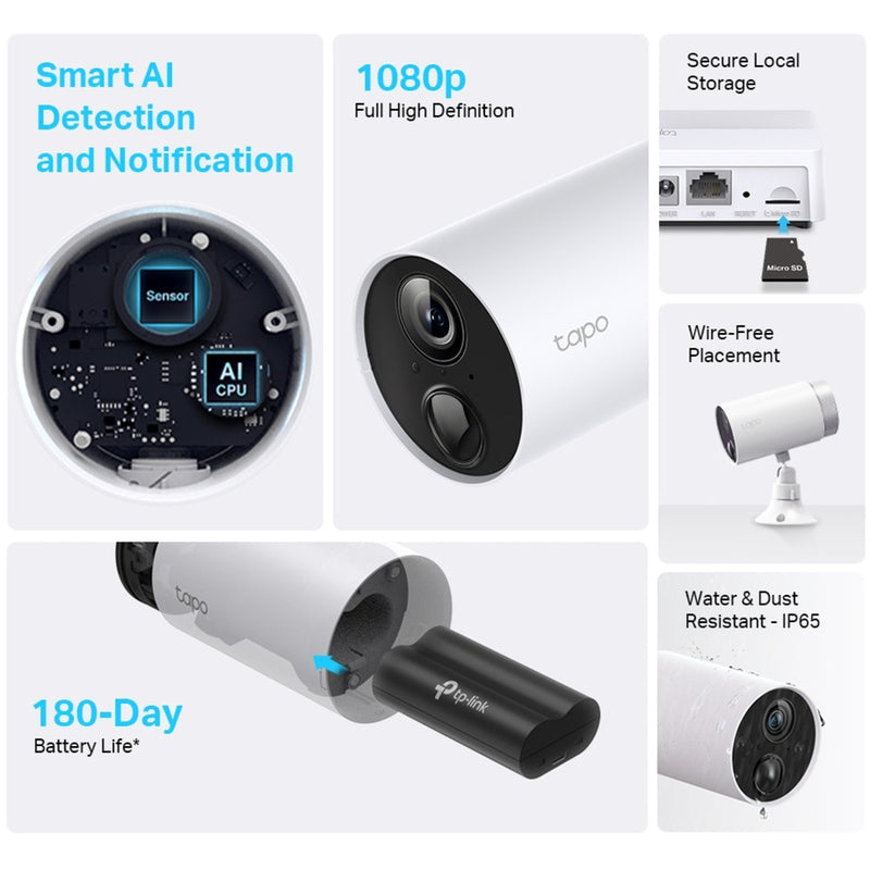 Afbeelding laden in galerijviewer, Tp-link tapo c400s2 beveiligingscamera (wit)
