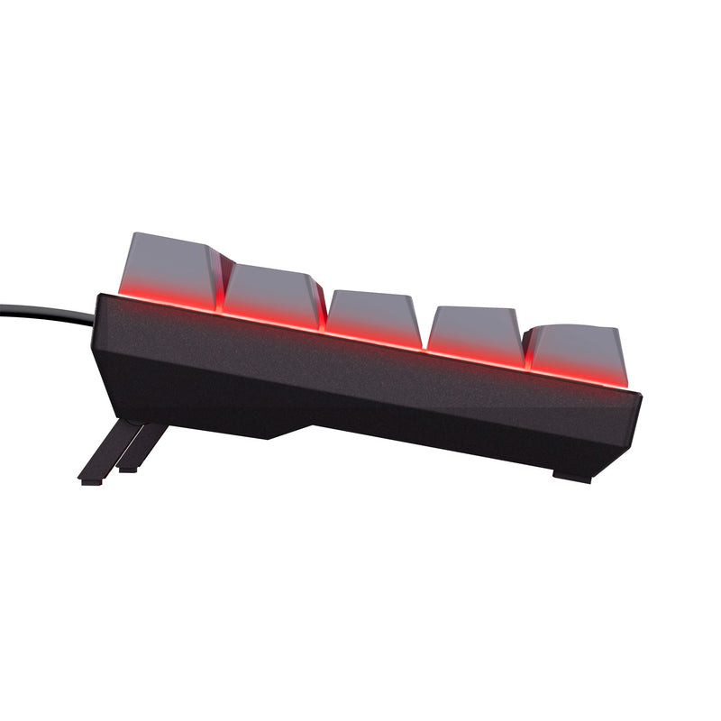 Afbeelding laden in galerijviewer, Trust gxt 867 acira 60% mini mechanisch gaming toetsenbord (zwart, us lay-out (qwerty), outemu red, 60%, rgb)
