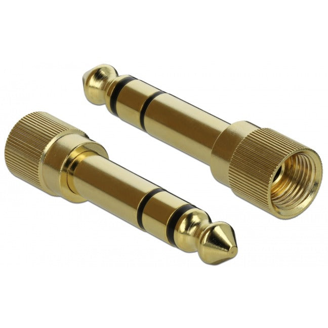 Afbeelding laden in galerijviewer, Delock stereokabel 3,5 mm 3 pin-stekker > 3,5 mm 3 pin-stekker (zwart, 5 meter)
