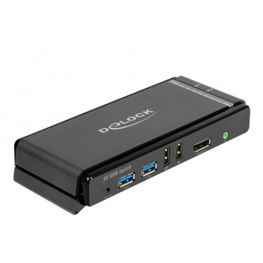 Delock displayport 1.4 8k kvm-switch (grijs zwart)