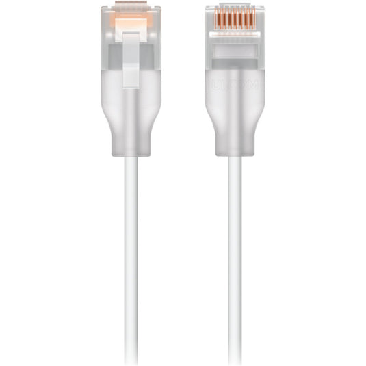 Ubiquiti unifi etherlighting patch cable kabel (wit transparant, 15cm)