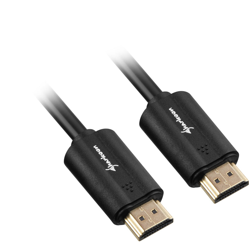 Afbeelding laden in galerijviewer, Sharkoon hdmi 2.0 kabel (zwart, 1 meter, 4k)
