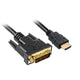 Sharkoon hdmi > dvi-d adapter (zwart, 5 meter, dual-link)