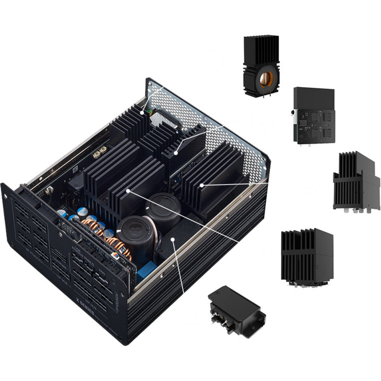 Afbeelding laden in galerijviewer, Cooler master , 1100 watt voeding (zwart)
