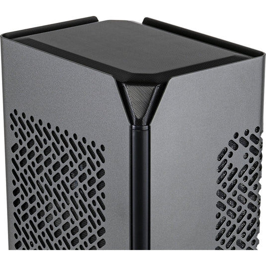 Cooler master ncore 100 max mini tower behuizing (donkergrijs | 2x usb-a | 1x usb-c)