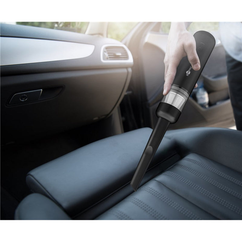 Afbeelding laden in galerijviewer, Goobay cordless mini vacuum cleaner superior handstofzuiger (zwart)
