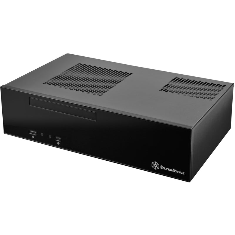 Afbeelding laden in galerijviewer, Silverstone sst-ml09b htpc behuizing (zwart | 2x usb-a)
