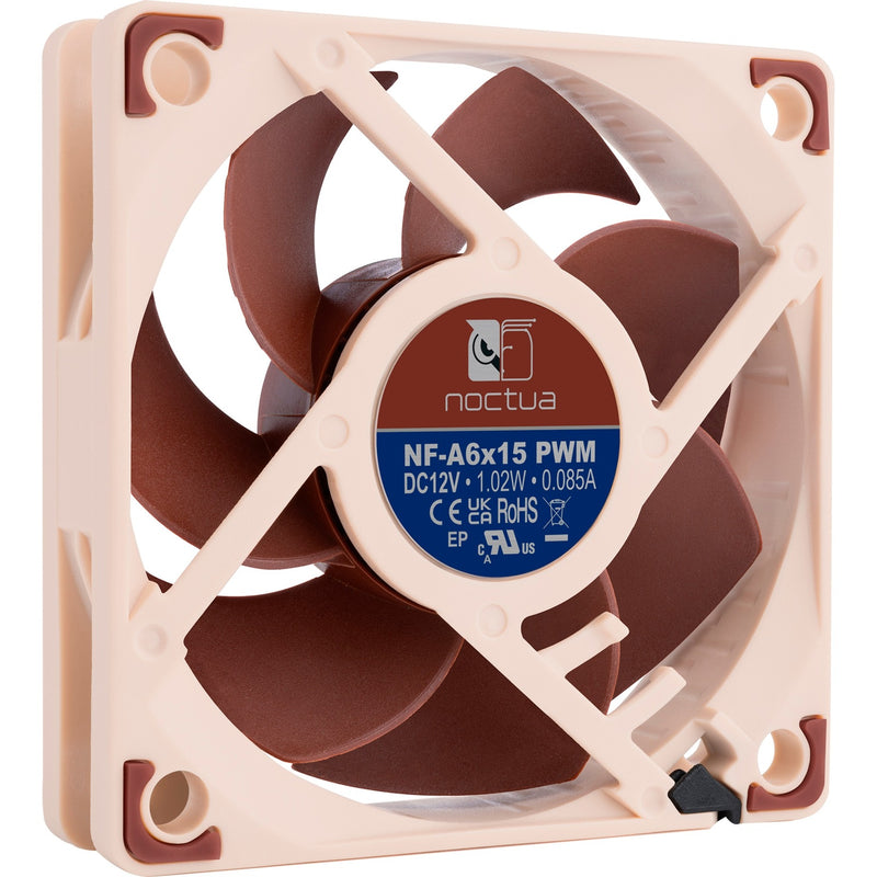 Afbeelding laden in galerijviewer, Noctua nf-a6x15 pwm case fan (60 x 60 x 15 mm)
