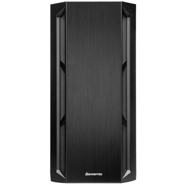 Chieftec apex q midi tower behuizing (zwart | 2x usb-a | 1x usb-c)