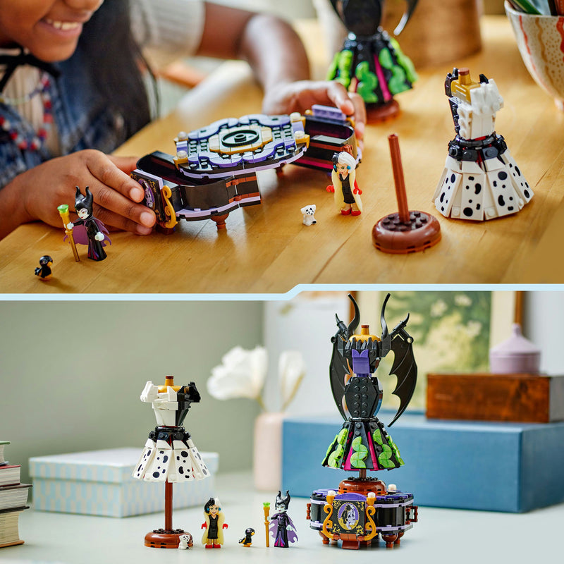 Afbeelding laden in galerijviewer, Lego disney 43262 de jurken van maleficent en cruella de vil
