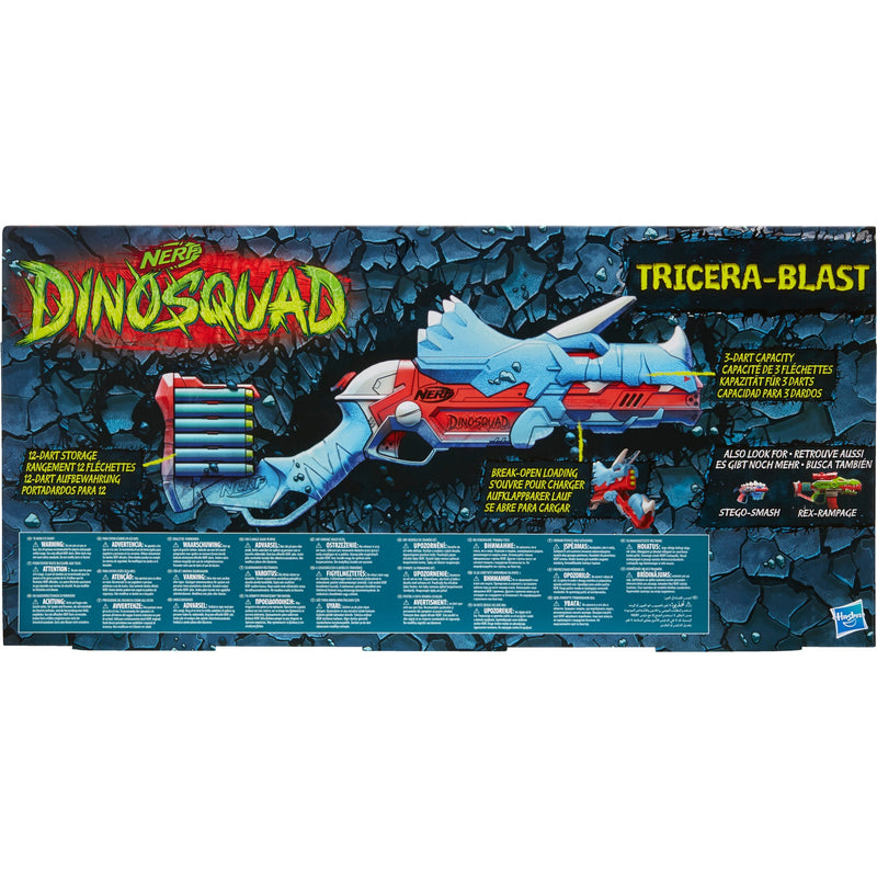 Afbeelding laden in galerijviewer, Hasbro nerf dinosquad tricera-blast nerf-gun
