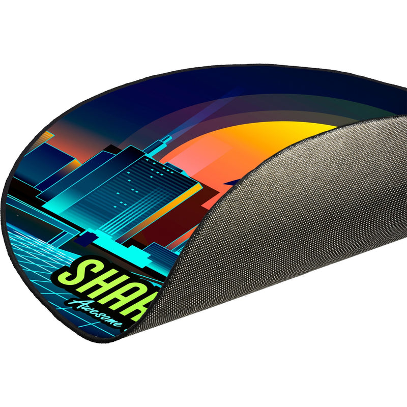 Afbeelding laden in galerijviewer, Sharkoon sfm11 floor mat (retro) beschermingsmat (blauw geel)
