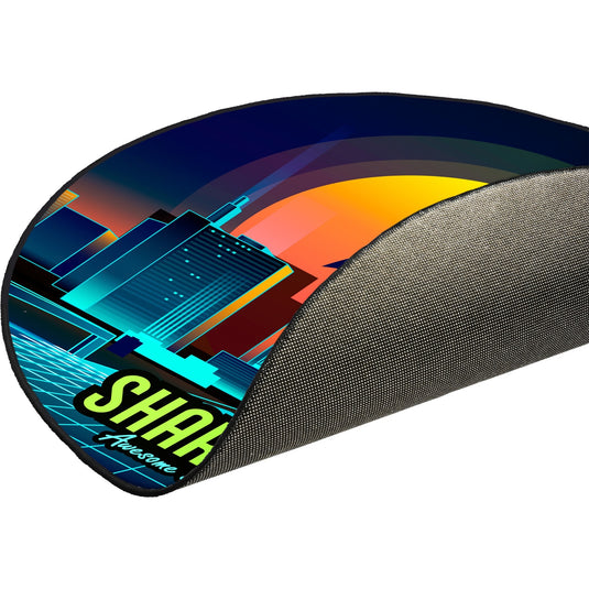 Sharkoon sfm11 floor mat (retro) beschermingsmat (blauw geel)