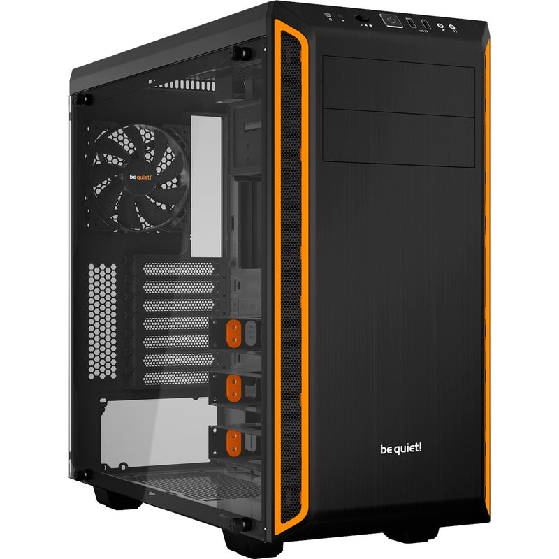 Afbeelding laden in galerijviewer, Be quiet! pure base 600 window midi tower behuizing (zwart oranje | 2x usb-a | tempered glass)
