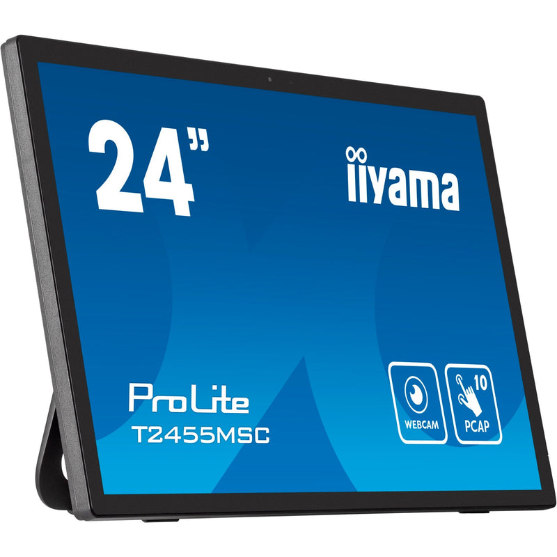 Afbeelding laden in galerijviewer, Iiyama prolite t2455msc-b1 24 touchscreen monitor (zwart (mat), hdmi, displayport, 2x usb-a, usb-b)
