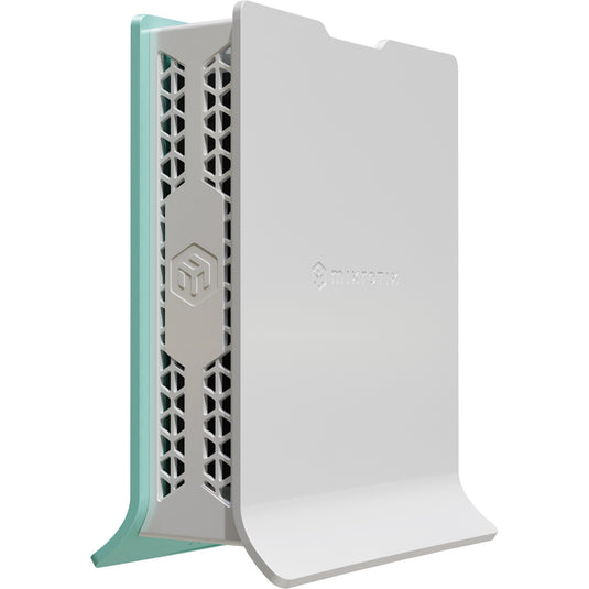 Mikrotik hap ax lite (l41g-2axd) access point (wit groen, qualcomm ipq-5010 cpu, wifi 6)
