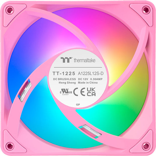 Thermaltake ct120 ex argb sync pc cooling fan pink (3-fan pack) case fans (pink, 3 stuks, 120 x 120 x 25 mm, pwm)