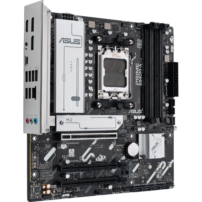 Afbeelding laden in galerijviewer, Asus prime b840m-a-csm socket am5 moederbord ( 2,5gb-lan, sound, µatx)
